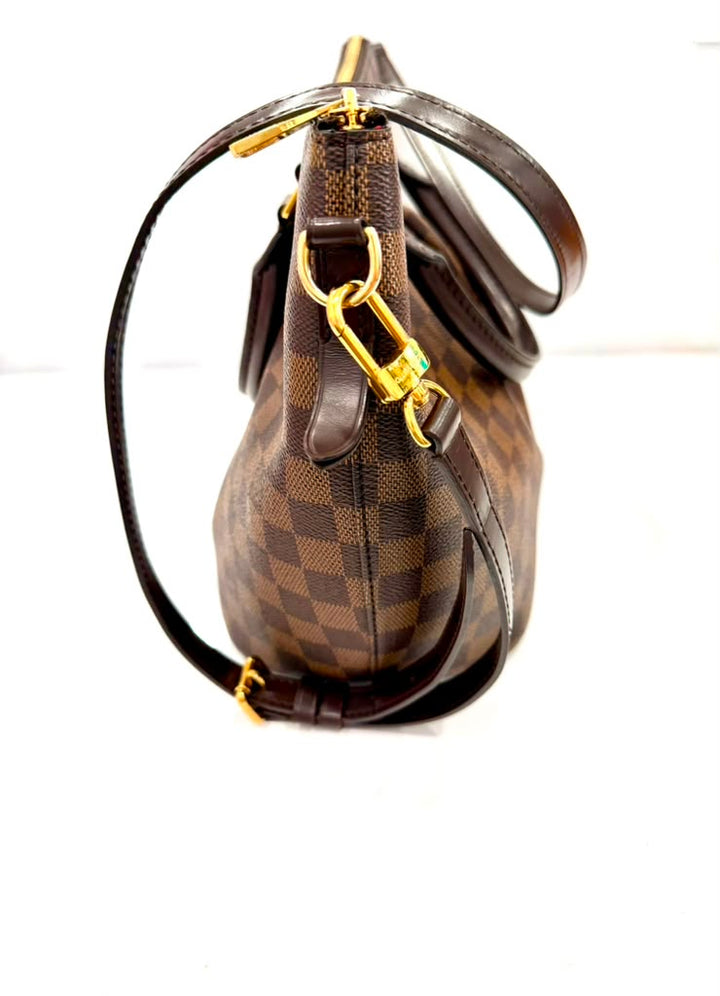 LOUIS VUITTON DAMIER EBENE SIENA PM TOTE BAG
