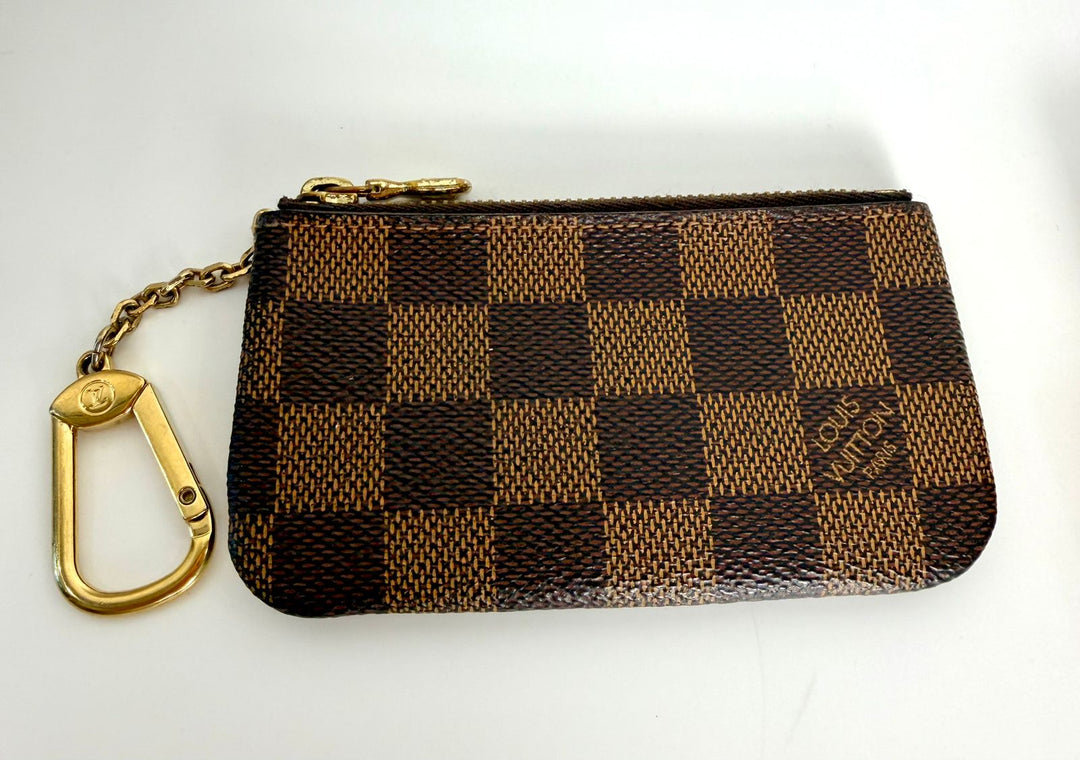 LOUIS VUITTON DAMIER EBENE CANVAS KEY POUCH
