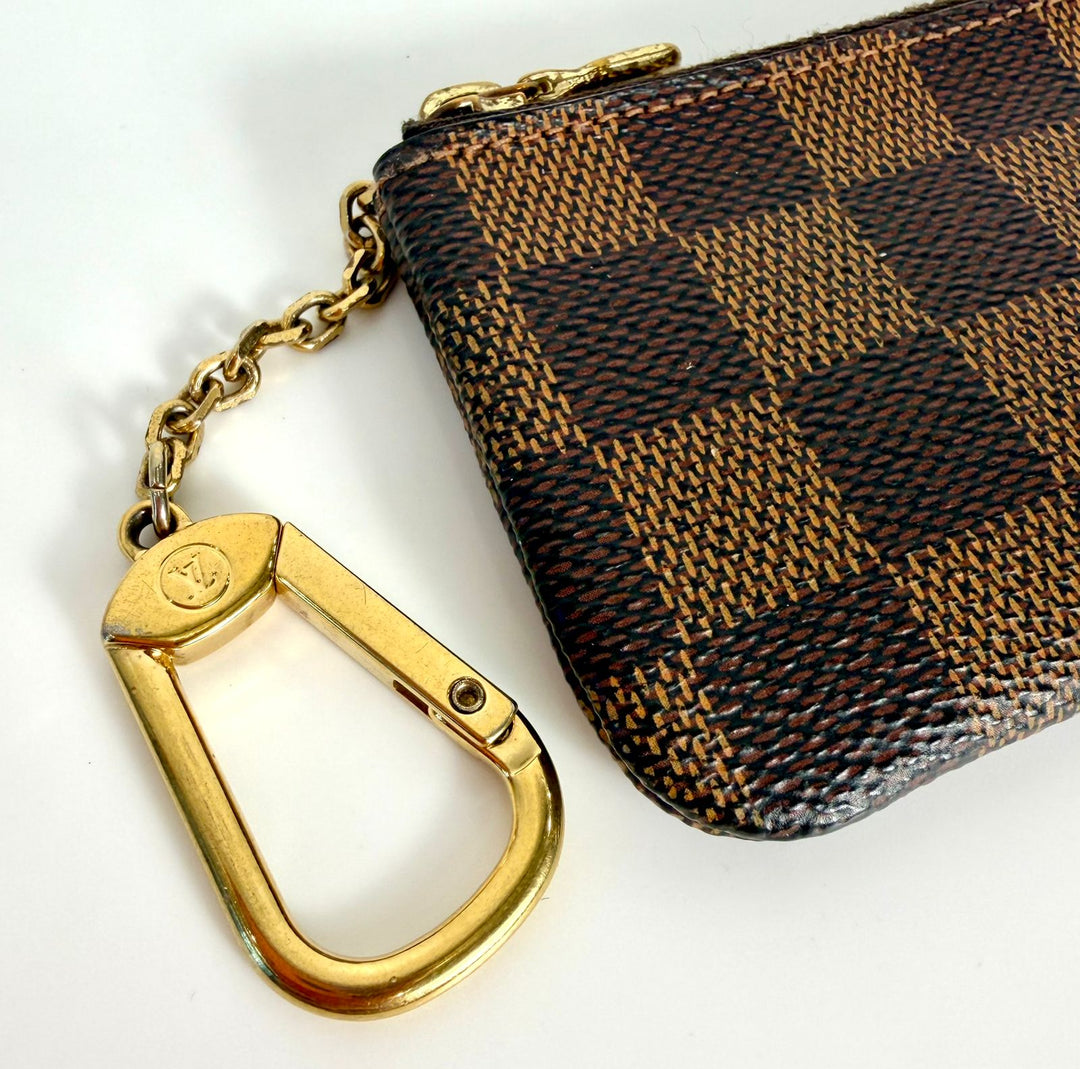 LOUIS VUITTON DAMIER EBENE CANVAS KEY POUCH