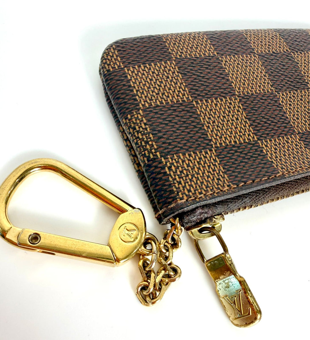 LOUIS VUITTON DAMIER EBENE CANVAS KEY POUCH