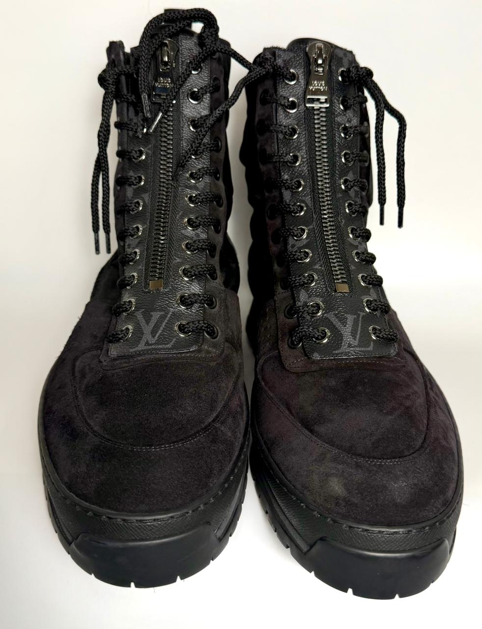 LOUIS VUITTON SUEDE &amp; LEATHER HARLEM MEN&