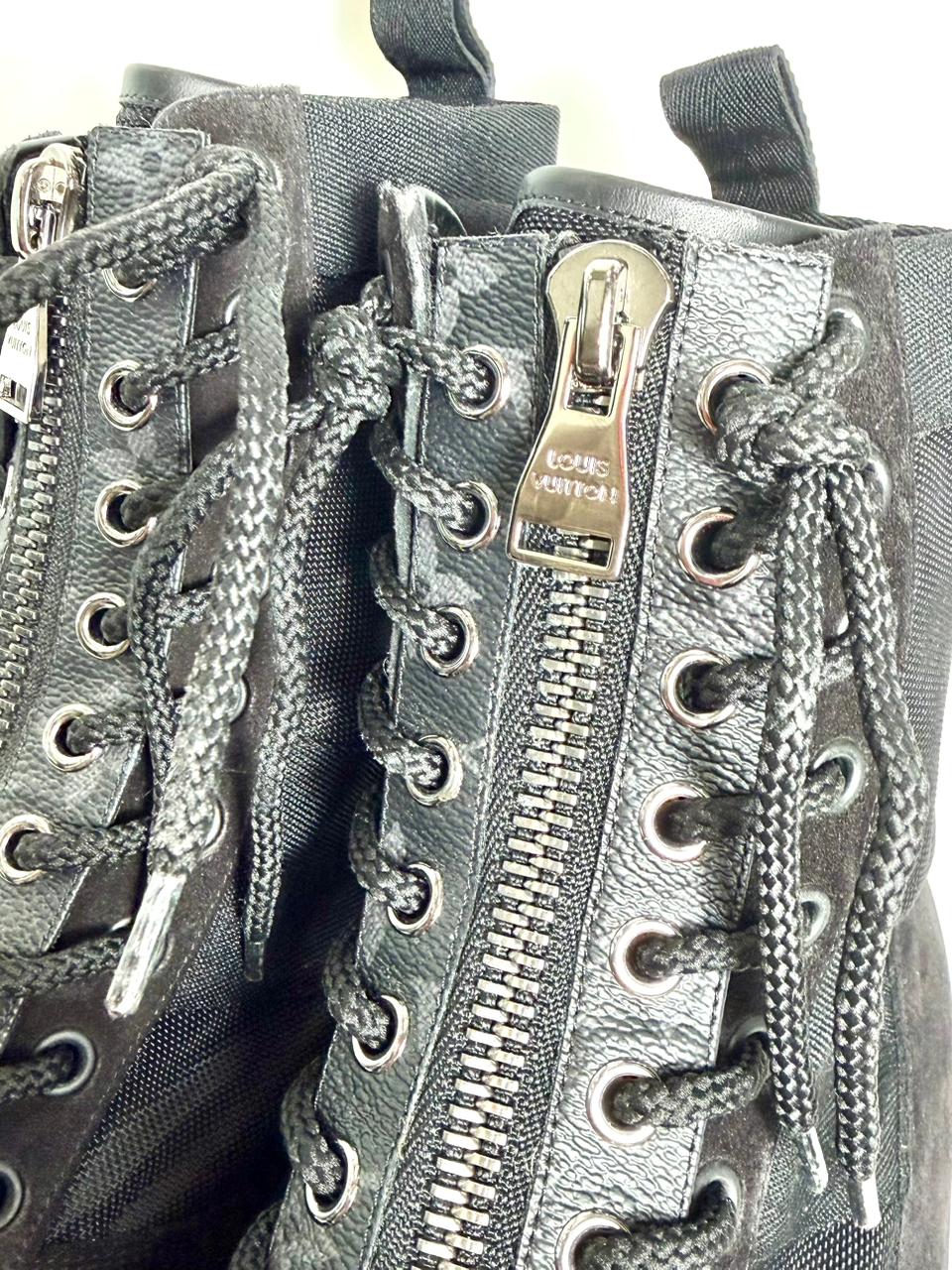 LOUIS VUITTON SUEDE &amp; LEATHER HARLEM MEN&