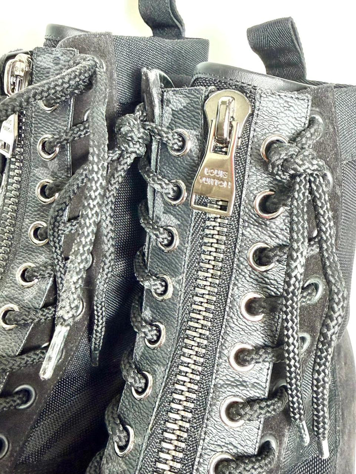 LOUIS VUITTON SUEDE &amp; LEATHER HARLEM MEN&