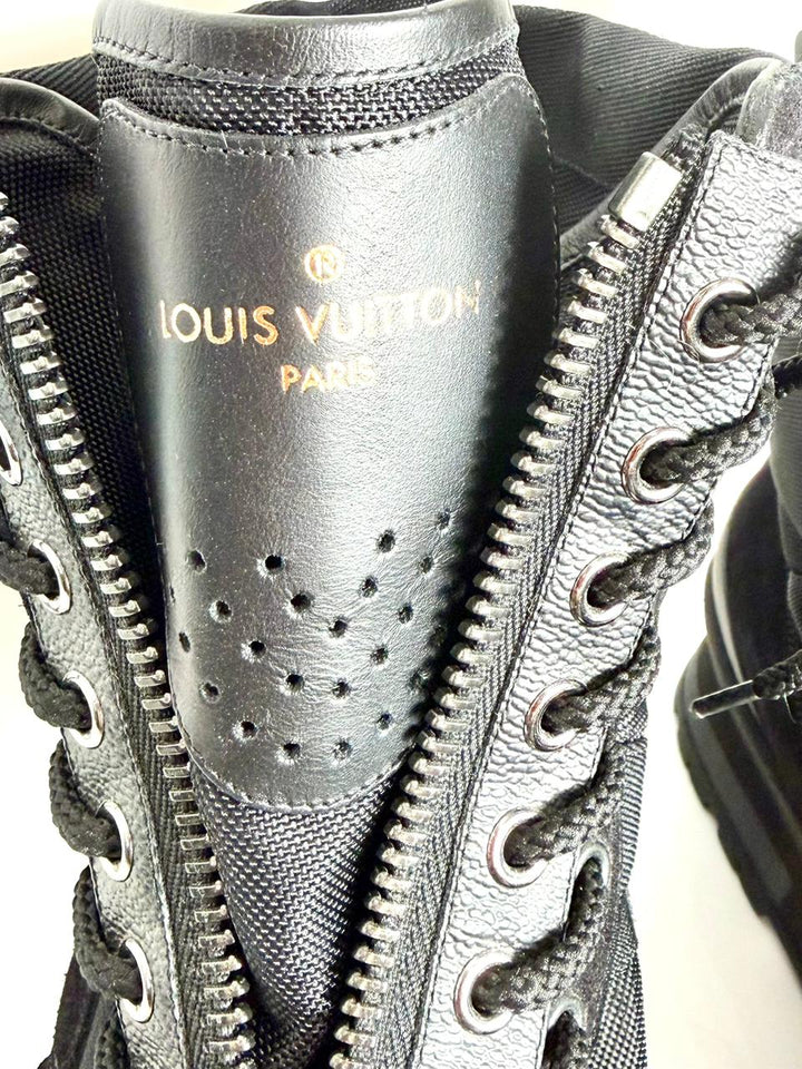 LOUIS VUITTON SUEDE &amp; LEATHER HARLEM MEN&