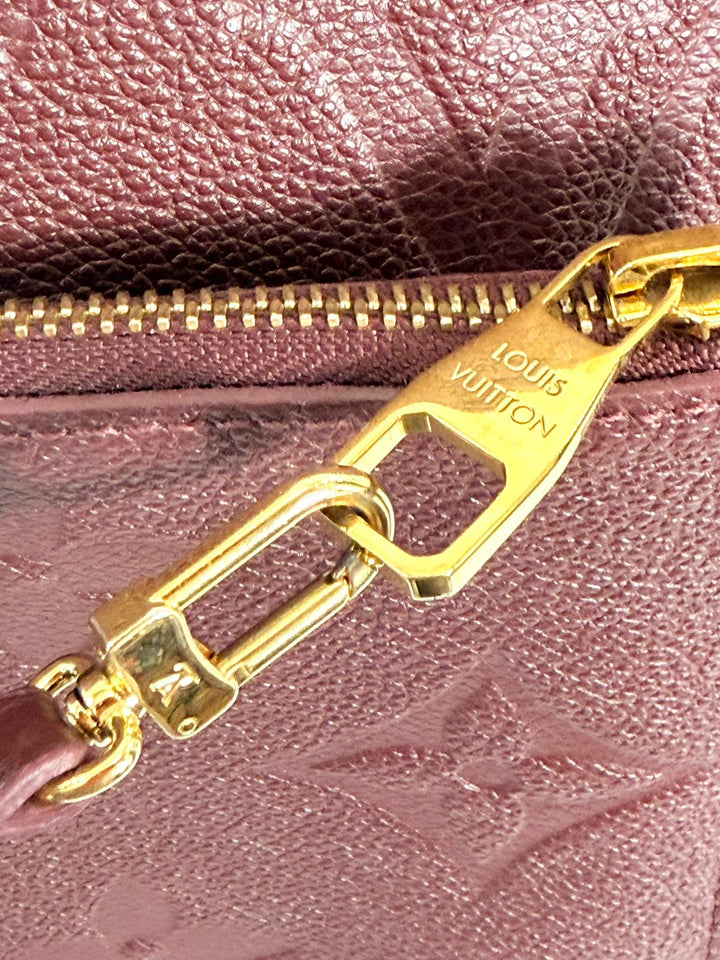 LV GIANT MONOGRAM  EMPREINTE LEATHER NEVERFULL MM TOTE BAG