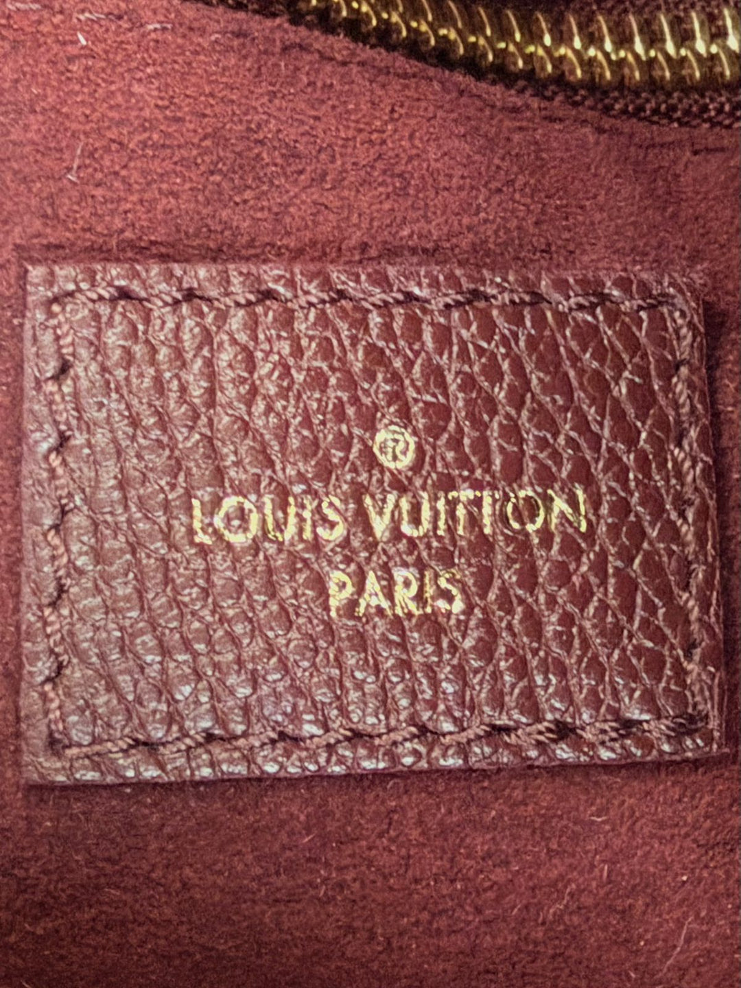 LV GIANT MONOGRAM  EMPREINTE LEATHER NEVERFULL MM TOTE BAG