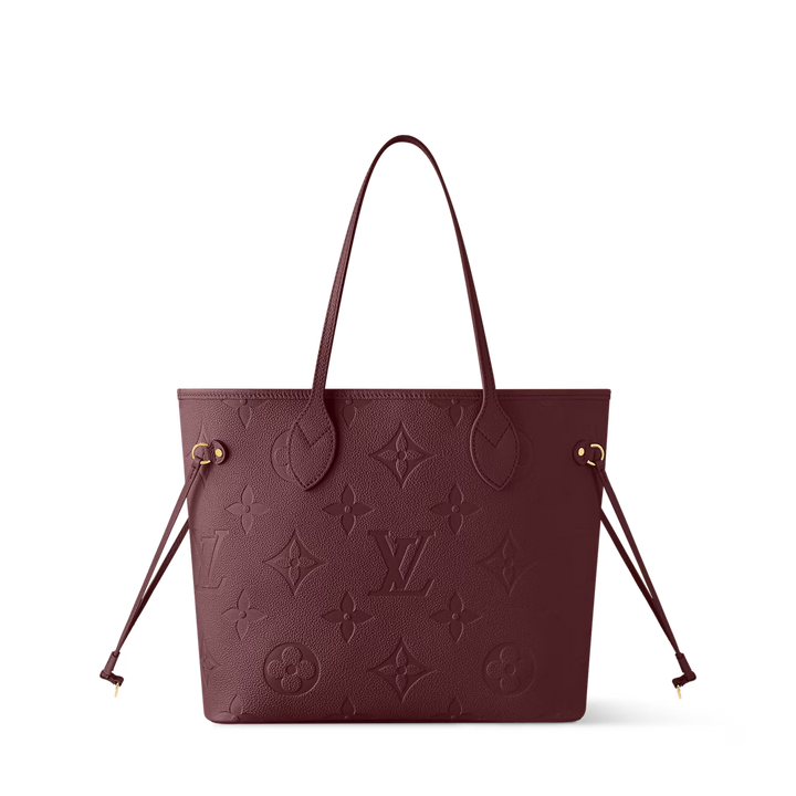 LV GIANT MONOGRAM  EMPREINTE LEATHER NEVERFULL MM TOTE BAG