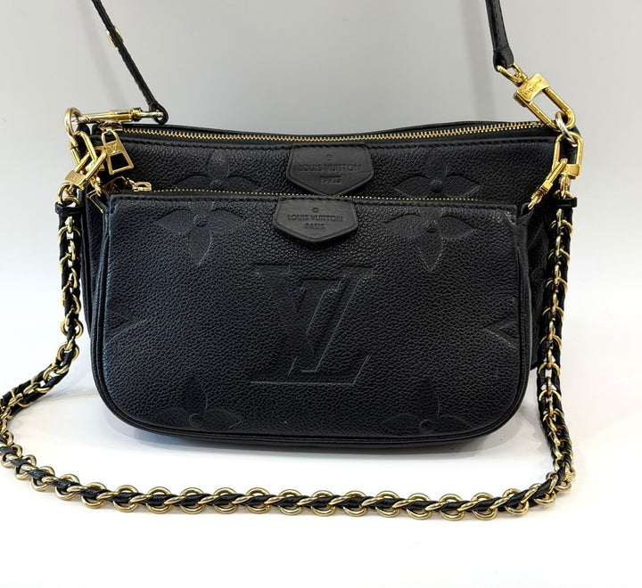 LOUIS VUITTON EMPREINTE MONOGRAM MULTI POCHETTE CROSSBODY BAG