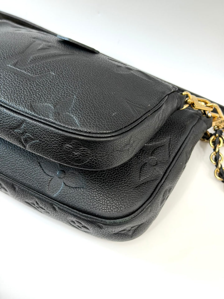LOUIS VUITTON EMPREINTE MONOGRAM MULTI POCHETTE CROSSBODY BAG