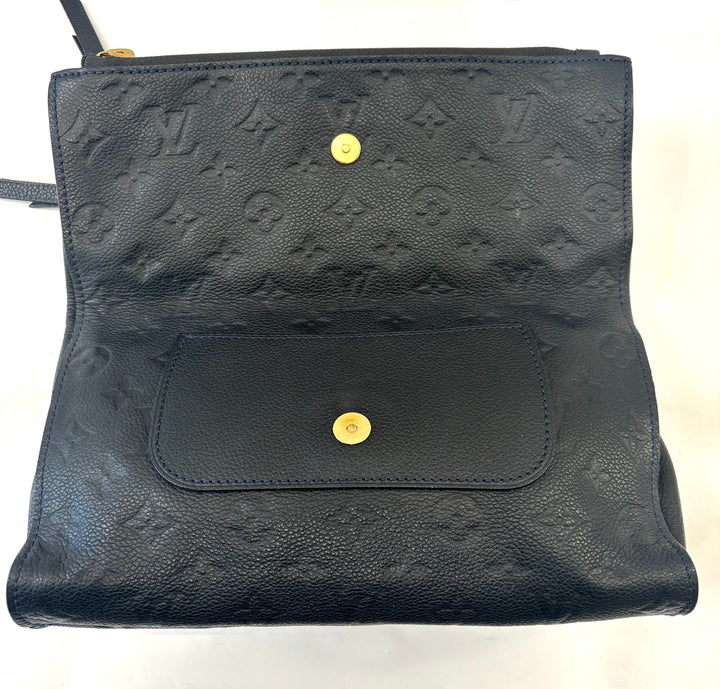 LOUIS VUITTON EMPREINTE LEATHER PETILLANTE INFINI CLUTCH BAG