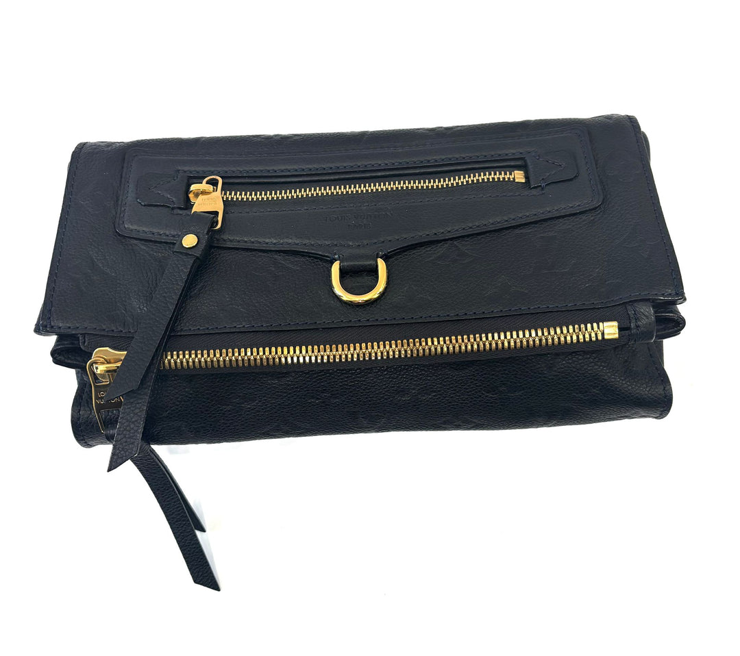 LOUIS VUITTON EMPREINTE LEATHER PETILLANTE INFINI CLUTCH BAG
