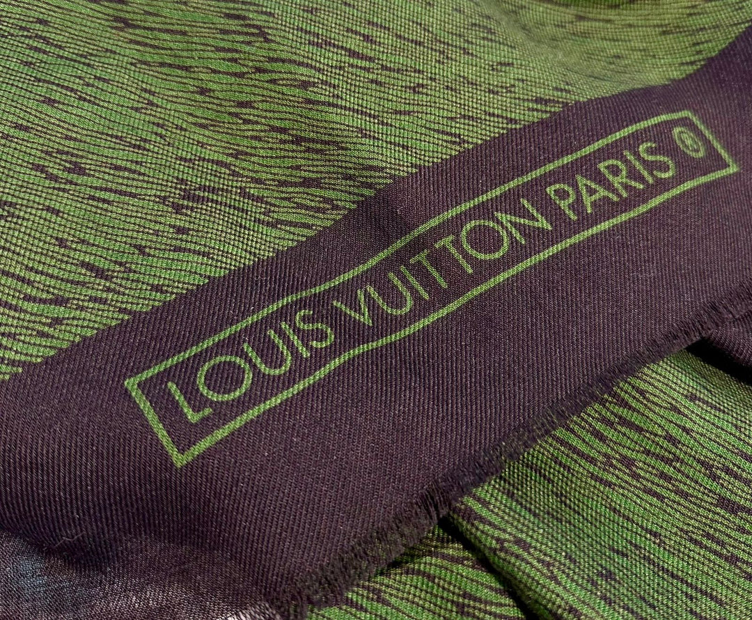 LOUIS VUITTON ÉTOLE WOOL CASHMERE BLEND SCARF