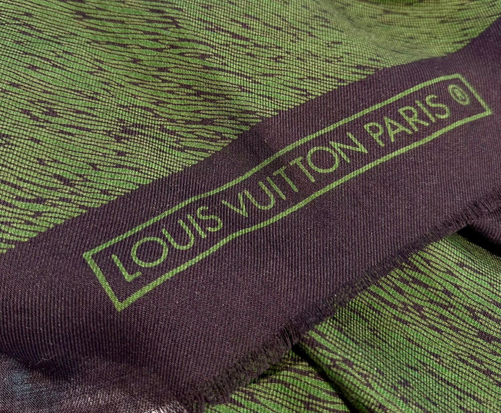 LOUIS VUITTON ÉTOLE WOOL CASHMERE BLEND SCARF