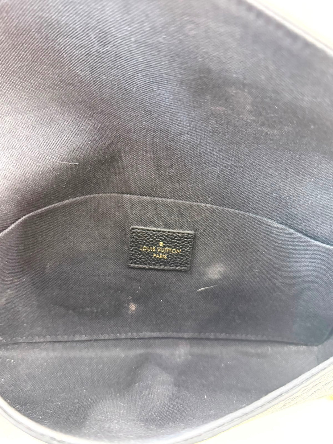 LOUIS VUITTON MONOGRAM POCHETTE FÉLICIE EMPREINTE LEATHER CROSSBODY