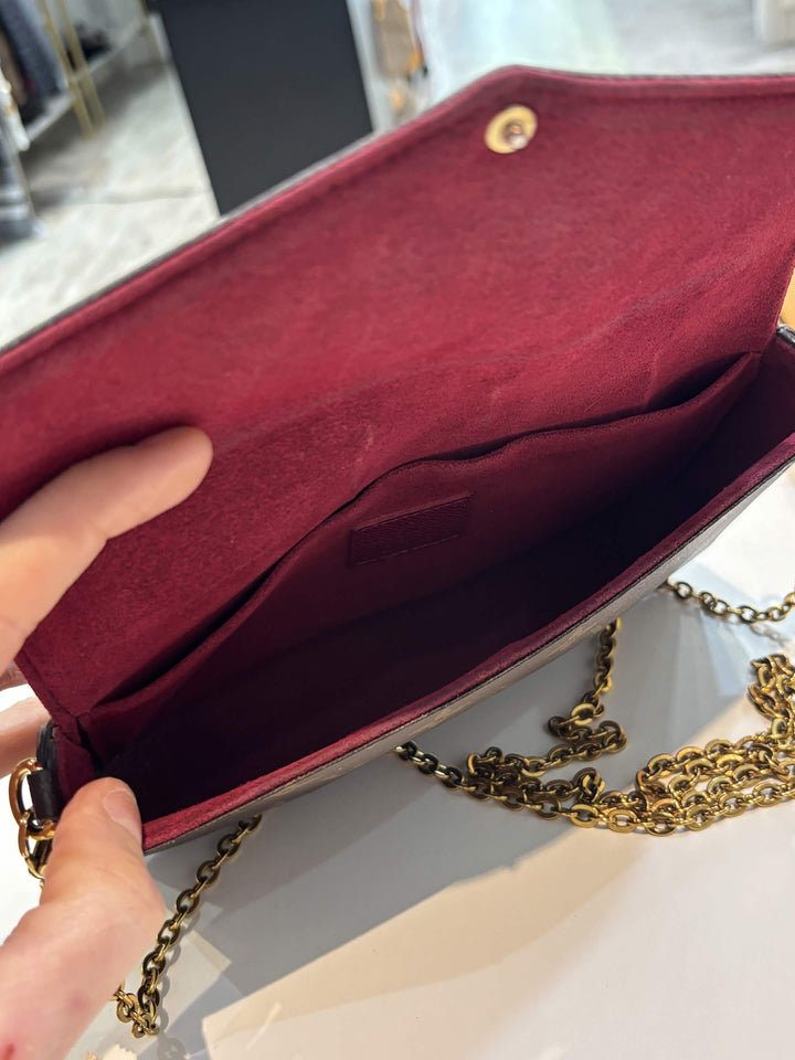 LOUIS VUITTON MONOGRAM POCHETTE FÉLICIE CHAIN BAG