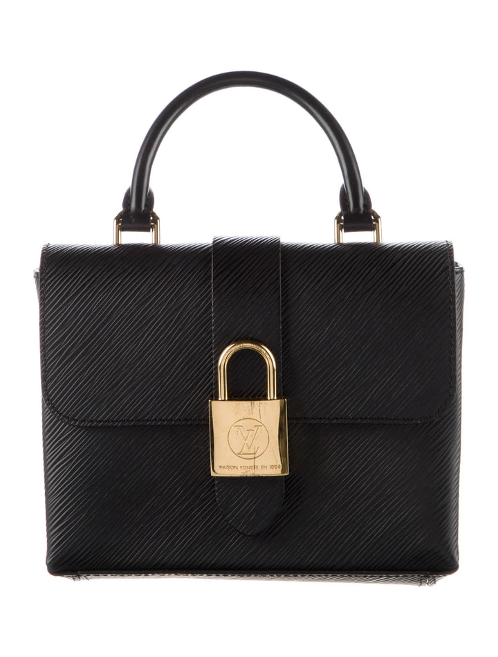 LOUIS VUITTON LEATHER LOCKY BB SHOULDER BAG