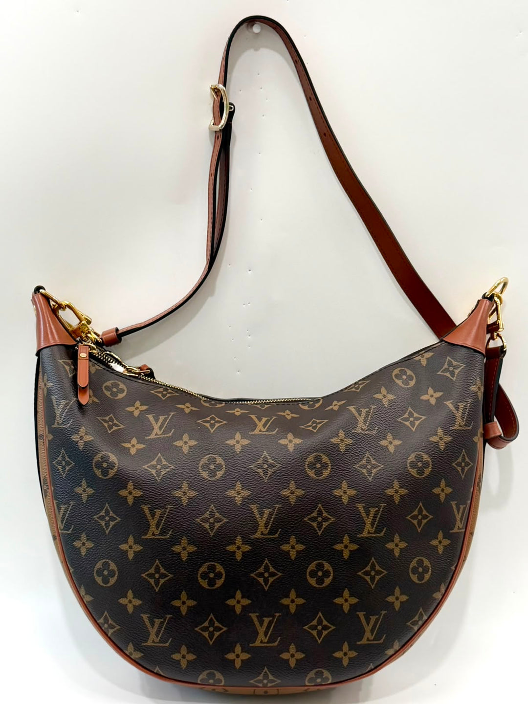 LOUIS VUITTON LOOP HOBO REVERSE MONOGRAM CANVAS BAG