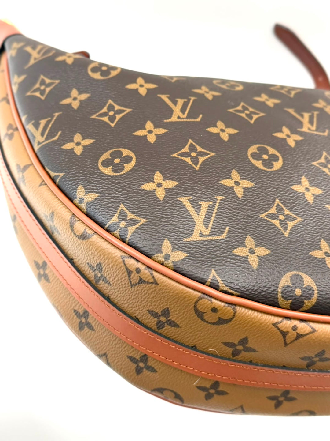 LOUIS VUITTON LOOP HOBO REVERSE MONOGRAM CANVAS BAG