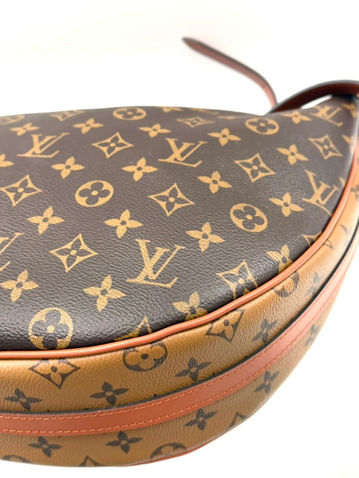 LOUIS VUITTON LOOP HOBO REVERSE MONOGRAM CANVAS BAG