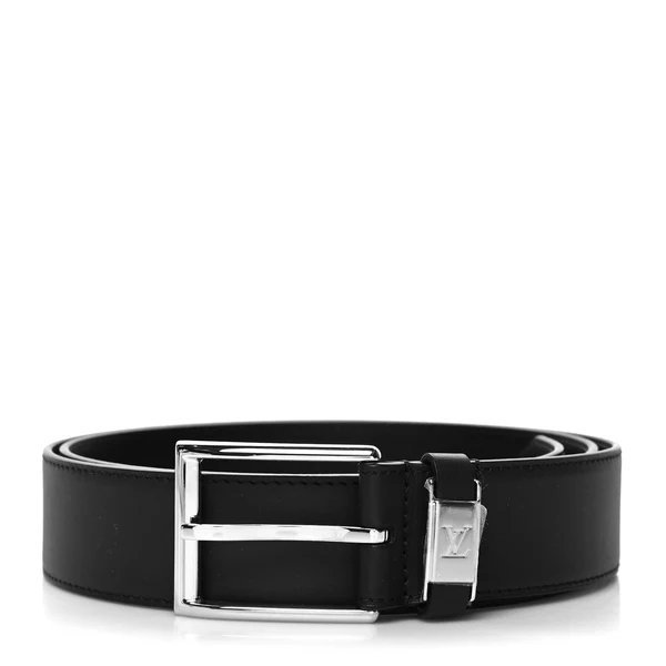 LOUIS VUITTON PONT NEUF 35MM CALFSKIN LEATHER BELT