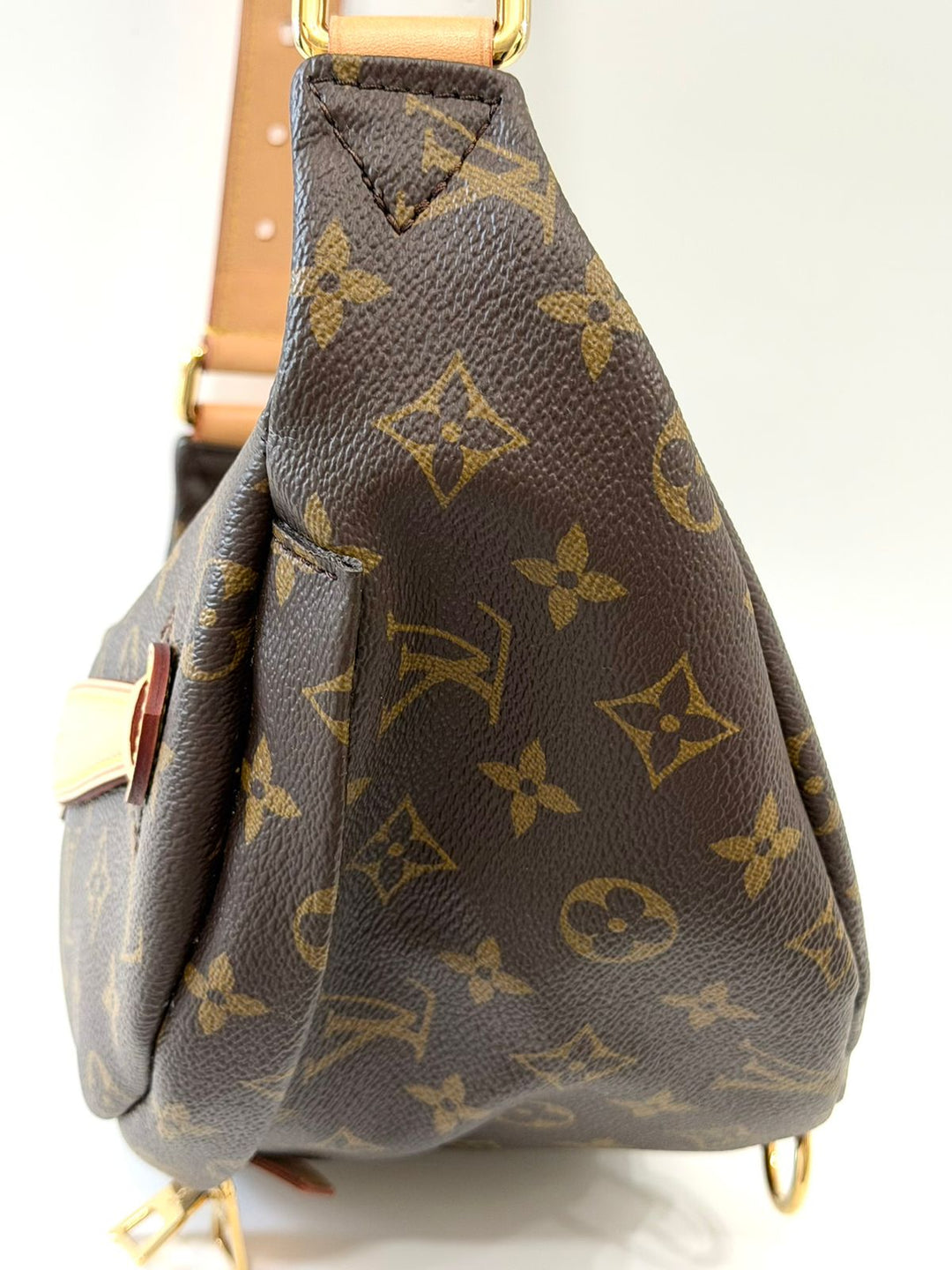 LOUIS VUITTON LV MONOGRAM COATED CANVAS &amp; LEATHER BUMBAG