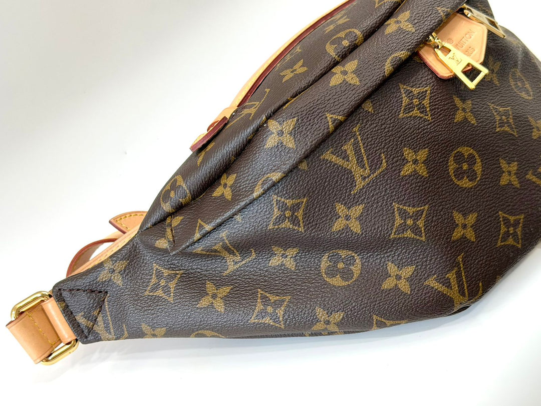 LOUIS VUITTON LV MONOGRAM COATED CANVAS &amp; LEATHER BUMBAG