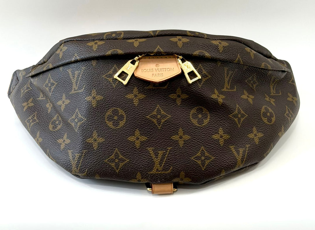 LOUIS VUITTON LV MONOGRAM COATED CANVAS &amp; LEATHER BUMBAG