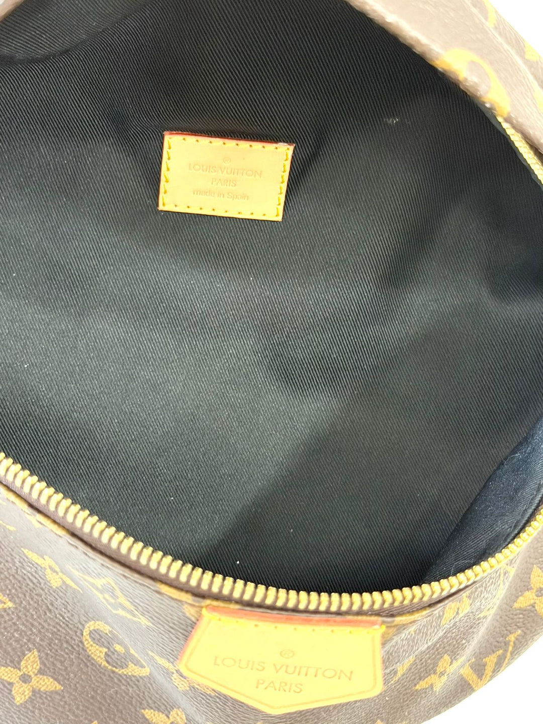LOUIS VUITTON LV MONOGRAM COATED CANVAS &amp; LEATHER BUMBAG