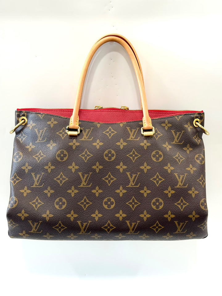 LOUIS VUITTON MONOGRAM PALLAS CERISE TOTE BAG