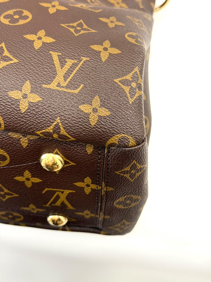 LOUIS VUITTON MONOGRAM PALLAS CERISE TOTE BAG