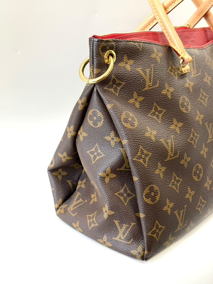 LOUIS VUITTON MONOGRAM PALLAS CERISE TOTE BAG