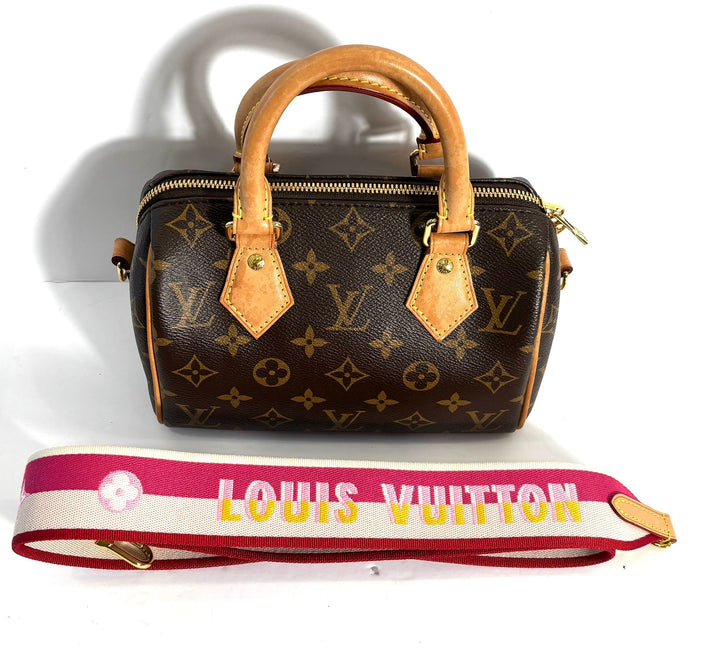 LOUIS VUITTON LV MONOGRAM SPEEDY BANDOULIERE 20 BAG