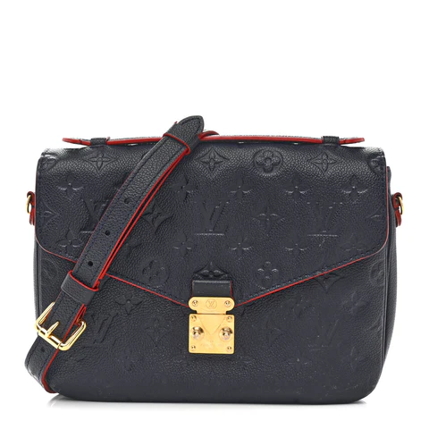 LOUIS VUITTON EMPREINTE LEATHER POCHETTE MÉTIS CROSSBODY BAG