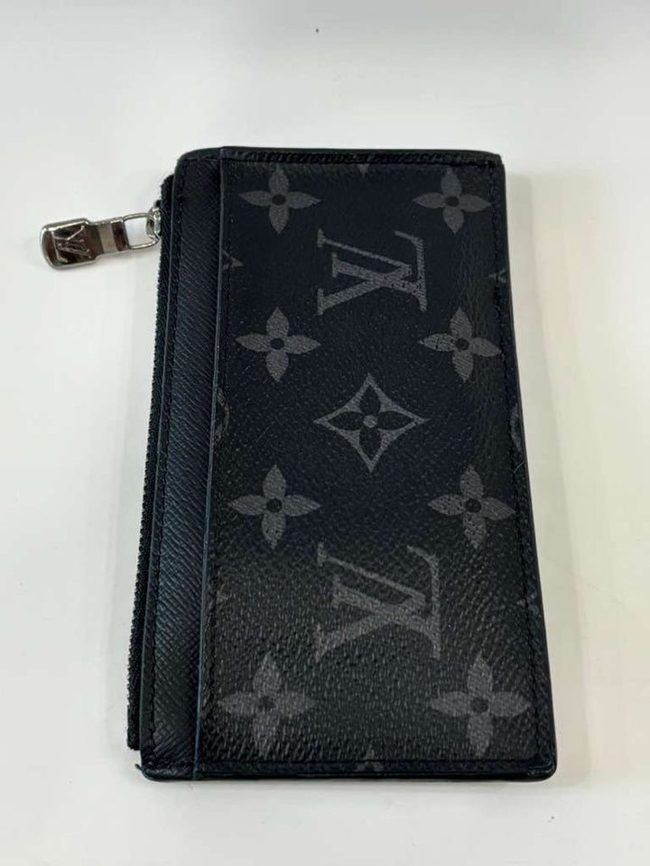 LOUIS VUITTON MONOGRAM ECLIPSE COIN CARD HOLDER