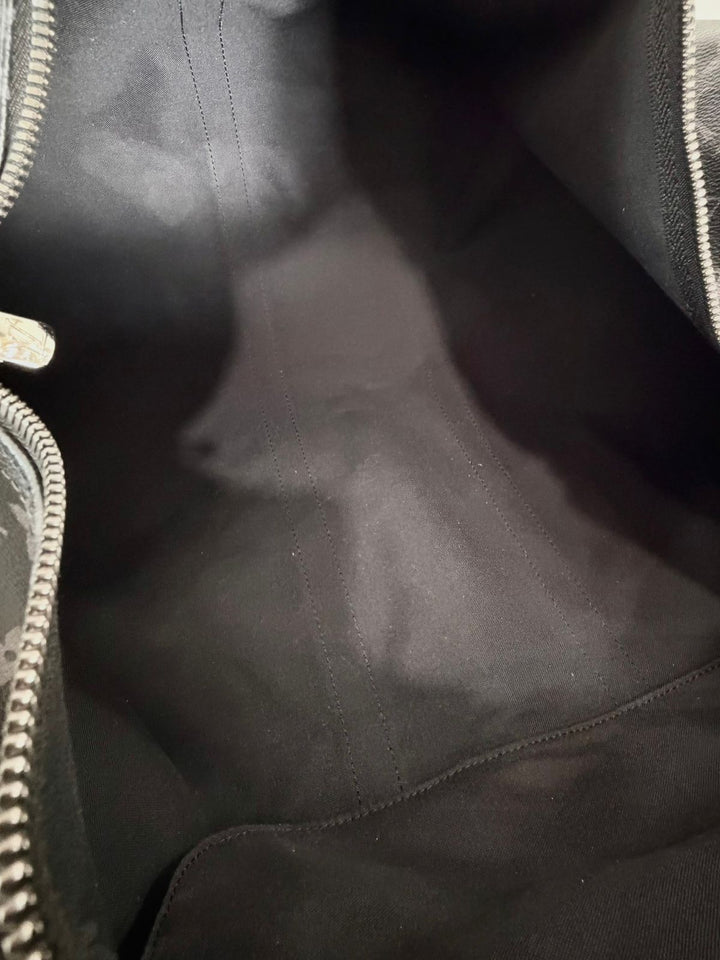 LOUIS VUITTON MONOGRAM ECLIPSE KEEPALL BANDOULIÈRE 55 DUFFLE BAG