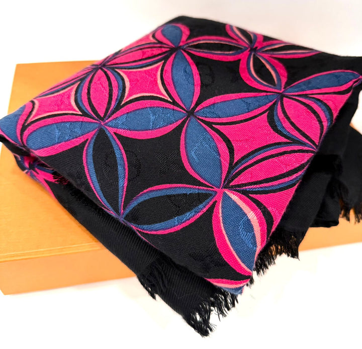 LOUIS VUITTON MONOGRAM FLOWERGRAM SHAWL