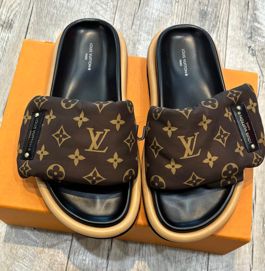 LOUIS VUITTON MONOGRAM PILLOW COMFORT MULES