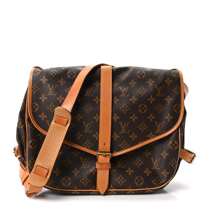 LOUIS VUITTON MONOGRAM SAUMUR 35 MESSENGER BAG