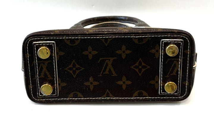LOUIS VUITTON MONOGRAM SHINE FETISH LOCKIT BB TOTE BAG