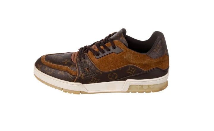 LOUIS VUITTON LV MONOGRAM SUEDE MEN&