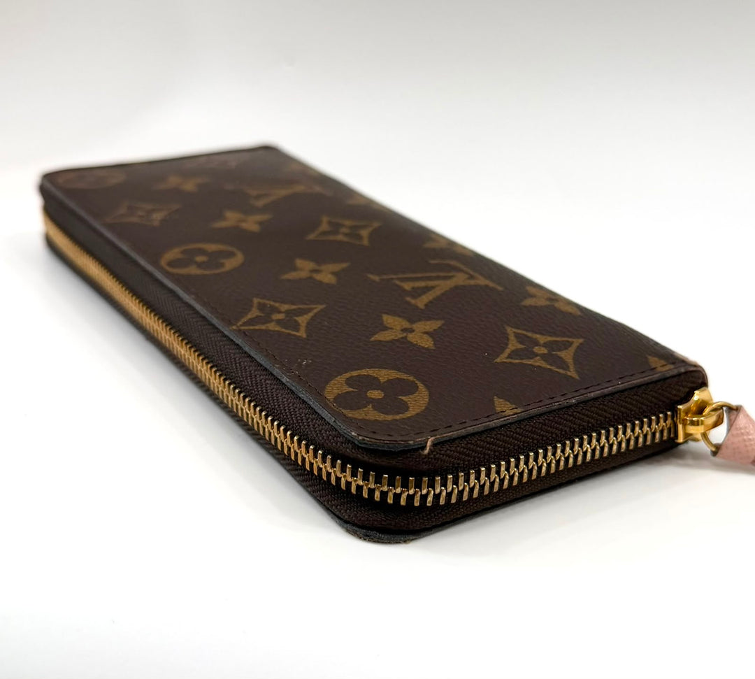 LOUIS VUITTON MONOGRAM CLÉMENCE ZIPPY WALLET – ROSE BALLERINE