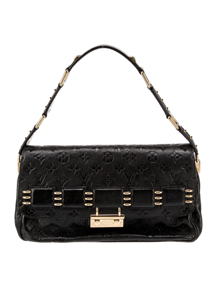 LOUIS VUITTON EMBOSSED MONOGRAM MY DEER REBELLE LEATHER BAG