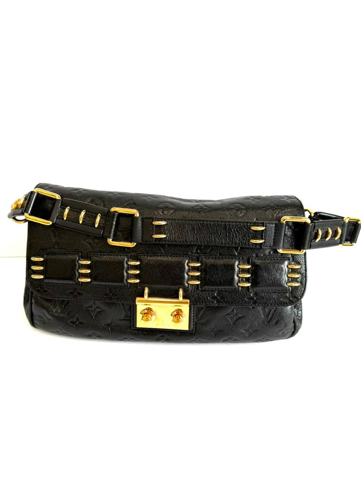 LOUIS VUITTON EMBOSSED MONOGRAM MY DEER REBELLE LEATHER BAG