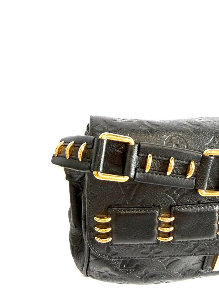 LOUIS VUITTON EMBOSSED MONOGRAM MY DEER REBELLE LEATHER BAG