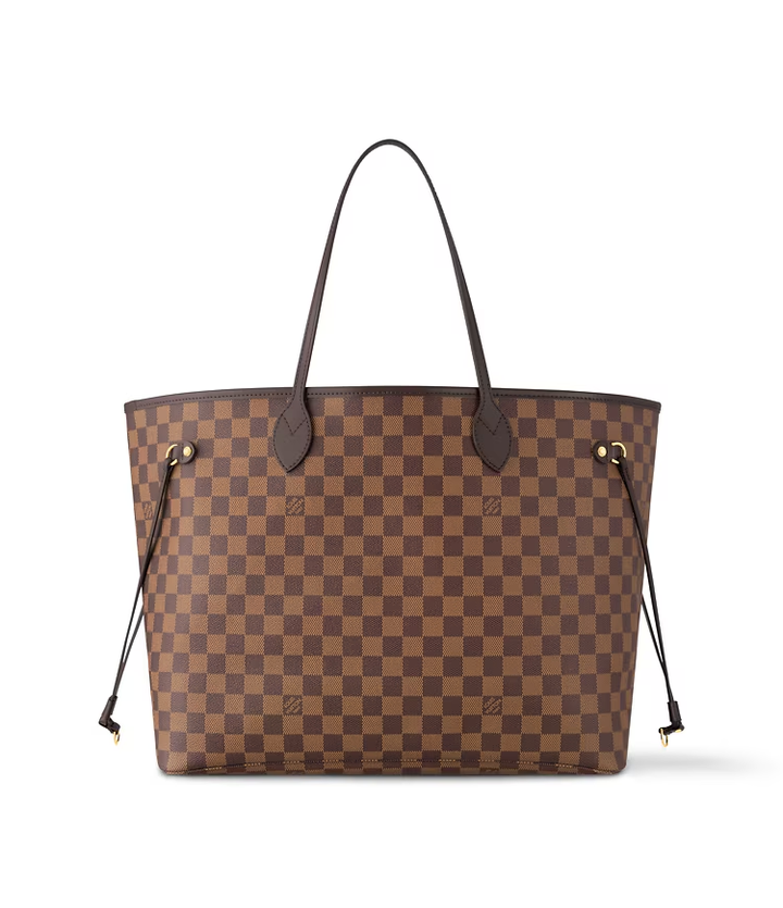 LOUIS VUITTON DAMIER EBENE NEVERFULL GM TOTE BAG