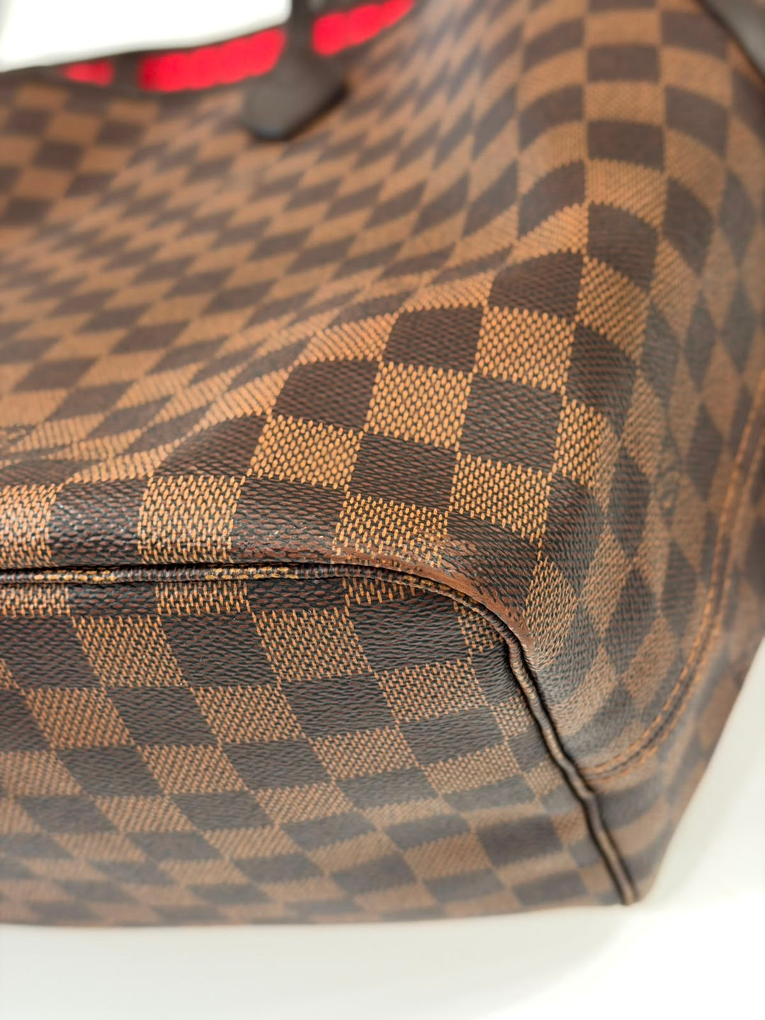 LOUIS VUITTON DAMIER EBENE NEVERFULL GM TOTE BAG