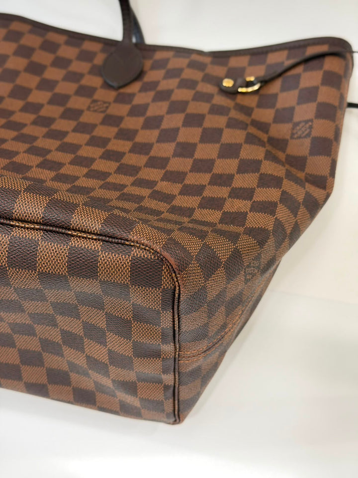 LOUIS VUITTON DAMIER EBENE NEVERFULL GM TOTE BAG