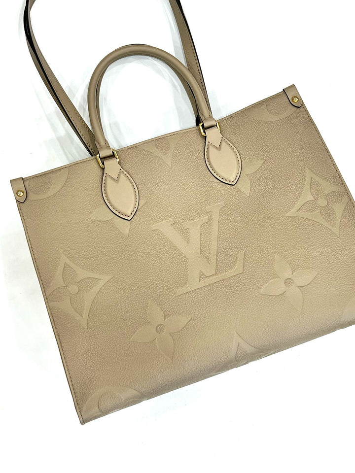 LOUIS VUITTON ON THE GO MM MONOGRAM BAG