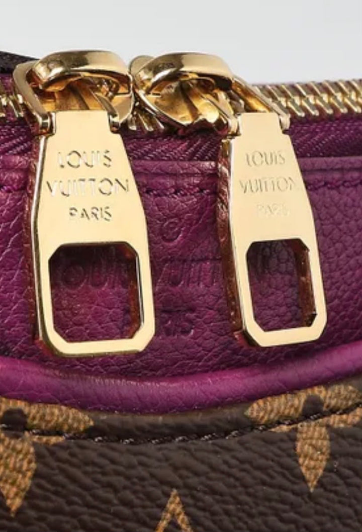 LOUIS VUITTON PALLAS MONOGRAM MM TOTE BAG-GRAPE