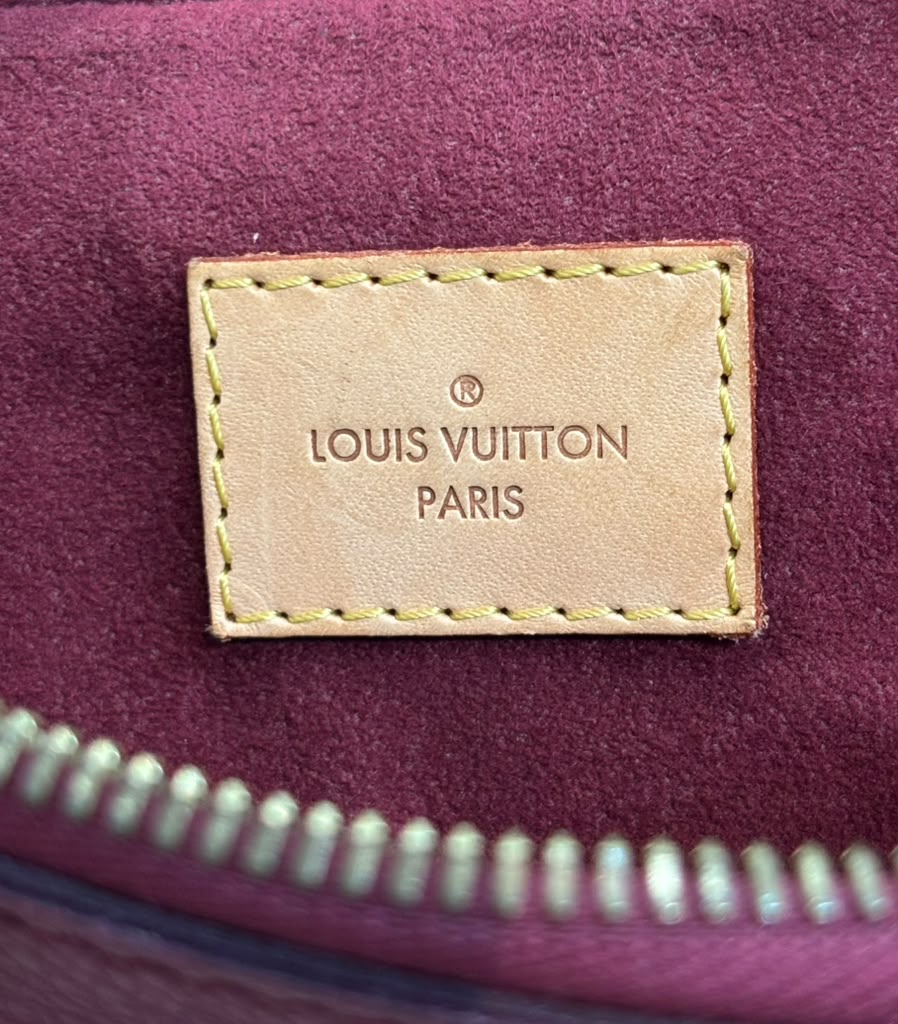 LOUIS VUITTON PALLAS MONOGRAM MM TOTE BAG-GRAPE